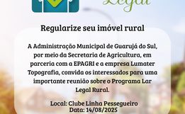 Guarujá do Sul promove reunião sobre o Programa Lar Legal Rural na Comunidade de Linha Pessegueiro
