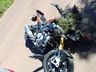 Acidente entre motos deixa tres feridos na SC 496