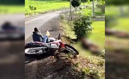 VÍDEO: Imagens mostram colisão de moto contra cavalo em Maravilha