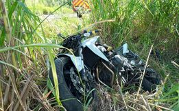 Motociclista fica ferido em queda no interior de SJCedro