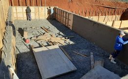 Construção da estação de tratamento de efluentes está em ritmo acelerado