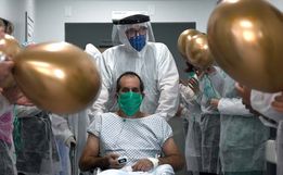 COVID-19: Paciente deixa UTI após comemorar aniversário em hospital de SC