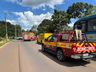 Motociclista é socorrido em estado grave após acidente em São Miguel do Oeste 