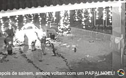 VÍDEO: Presépio é destruído por vândalos em Praça de Barra Bonita