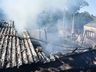VÍDEO: Casa é destruída por incêndio em São Miguel do Oeste