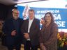 Durante evento em Chapecó, Estênio Aldo recebe troféu pelos 50 anos no rádio
