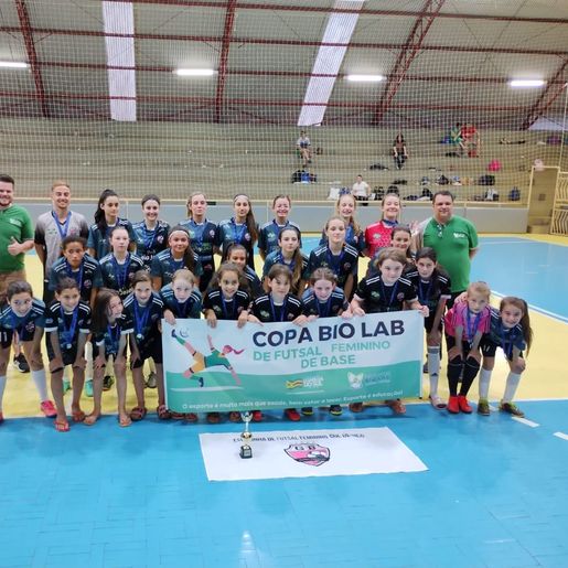 Conhecidos os campeões do Futsal de Base em Guarujá do Sul