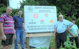 Horto medicinal de São João do Oeste possui mais de 100 variedades de chás disponíveis a população