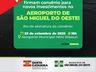 Assinatura de convênio para aeroporto de SMO é adiada para outubro