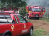 Incêndio deixa galpão completamente destruído
