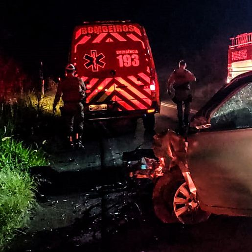 Acidente deixa um morto na SC-386 em Mondaí; assista agora