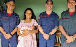 Parto emergencial é realizado pelo Corpo de Bombeiros de Iporã do Oeste
