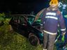 Saída de pista deixa mulher ferida em São Miguel do Oeste