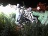 Saída de pista seguida de capotamento deixa homem ferido na SC-160 
