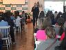 Professores receberam informações de segurança nas escolas em Parada Pedagógica 