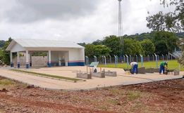 Prefeitura de Guaraciaba finaliza academia no estádio municipal