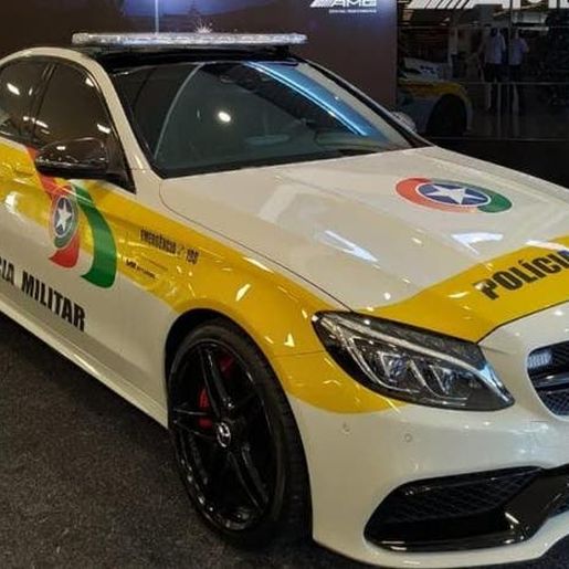 Viatura mais rápida do país está com a Polícia Militar de SC