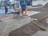 Urbanismo implanta a primeira faixa elevada em pavers