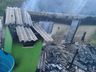 Residência é destruída por incêndio em São José do Cedro