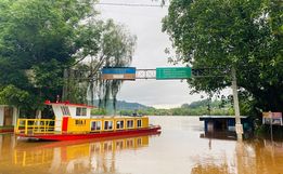 Nível do Rio Uruguai em Itapiranga deve estabilizar nas próximas horas, conforme bombeiros