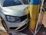 Condutora colide carro contra poste no centro de São José do Cedro