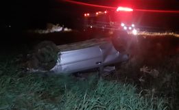 Condutor tem ferimentos graves em saída de pista na SC-305