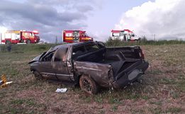 Homem morre após saída de pista e capotamento em Dionísio Cerqueira