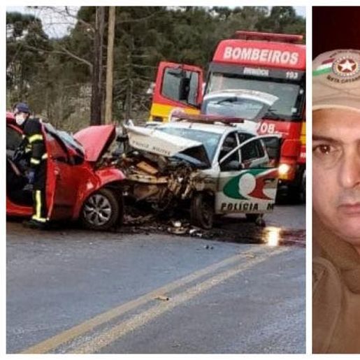 Acidente em rodovia com pista congelada mata policial militar em SC