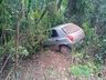 Saída de pista deixa condutor ferido na SC 163, em Itapiranga