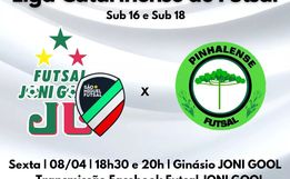 Joni Gool/Terra VIva estreia na Liga Catarinense de Futsal Sub 16 e 18
