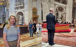 Em meio à lágrimas e orações, catarinenses se despedem do papa Francisco em Roma