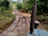 Enchente leva ponte no interior de Tunápolis