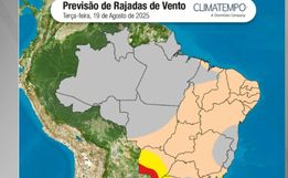 Ciclone extratropical se forma e áreas entram em alerta para ventos de até 90km/h
