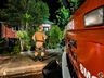 Incêndio atinge residência no centro de São Miguel do Oeste; vídeo