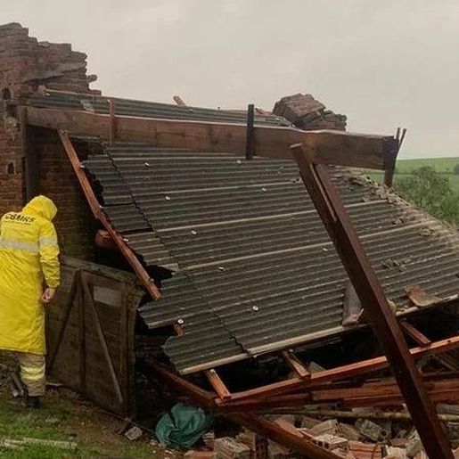 Sobe para 52 o número de municípios atingidos pelo temporal no RS
