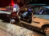 VÍDEO: Colisão entre carro e caminhão deixa homem ferido na BR-282
