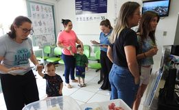 Saúde atende 360 crianças e adolescentes no Dia D de Multivacinação em SMO