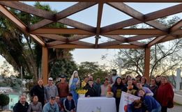 Fiéis católicos de Palma Sola celebram Corpus Christi