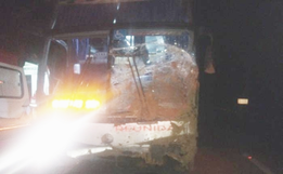 Ônibus com saída de SMOeste se envolve em acidente no norte de SC