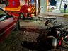 Motociclista sofre fratura exposta em acidente na Avenida Willy Barth