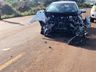 Colisão entre carro e caminhão mobiliza bombeiros