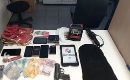 Trio é preso acusado de assaltar ciclista 