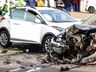 Câmera registra momento exato de colisão frontal na Willy Barth; confira