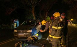 Condutor tem CNH apreendida após se envolver em acidente na BR-282