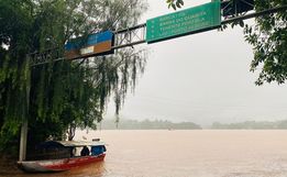 Nível do Rio Uruguai volta a subir em Itapiranga