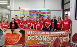Associação dos Doadores de Sangue de Mondaí mantém doações mensais no Hemosc