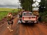 Veículo capota após fuga da Polícia Militar em São Miguel do Oeste