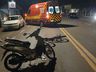 Adolescente fica ferido em colisão entre moto e bicicleta