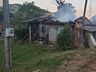 Casa é destruída por incêndio no interior de Guarujá do Sul