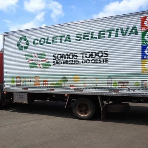 Campanha recolhe 75 toneladas de recicláveis no interior de São Miguel do Oeste 